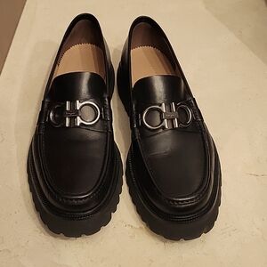 Ferragamo Men's Bleecker Leather Loafers Size 11